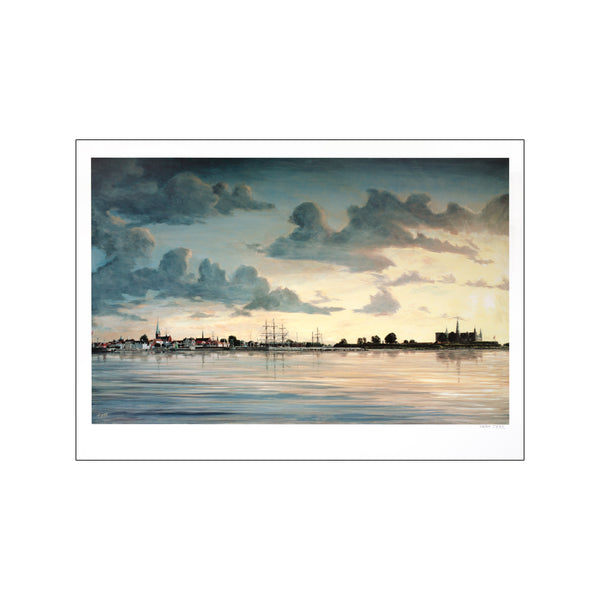 Helsingor Bay Demark — Art print by T. Kirk from Poster & Frame