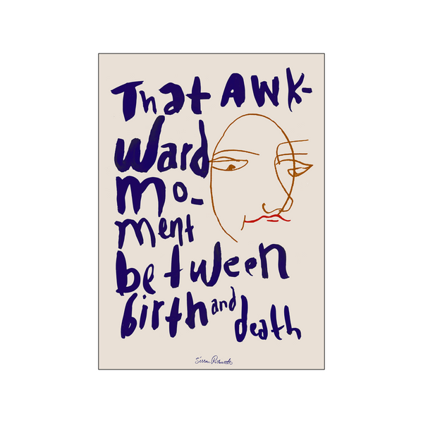 That Awkward Moment — Art print by Sissan Richardt from Poster & Frame