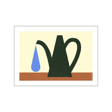 Green Watering Can — Art print by The Poster Club x Amélie Lehoux from Poster & Frame