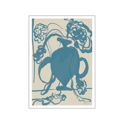 Dahlia Bleu — Art print by The Poster Club x Anna Johansson from Poster & Frame