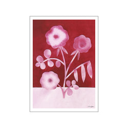 Pink Peas in Bloom — Art print by The Poster Club x Anna Ravn Bjørn from Poster & Frame