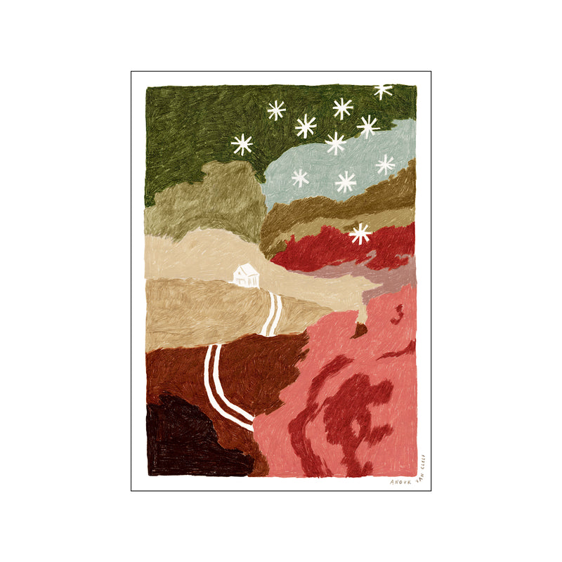 The House and the Hills — Art print by The Poster Club x Anouk van Cleef from Poster & Frame