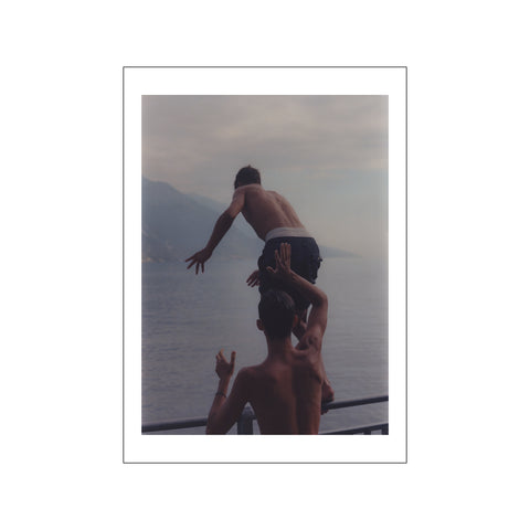 Lago Di Garda Jumpers — Art print by The Poster Club x Armin Tehrani from Poster & Frame