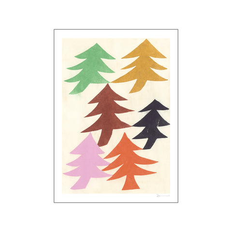 Dancing Trees — Art print by The Poster Club x Donchi from Poster & Frame