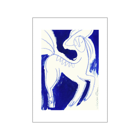 Rêve in Bleu — Art print by The Poster Club x LouLou Avenue from Poster & Frame