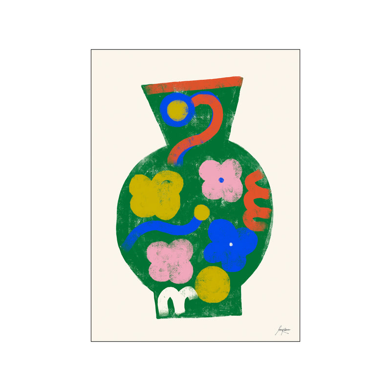 Summer Vase 01 — Art print by The Poster Club x Lucrecia Rey Caro from Poster & Frame