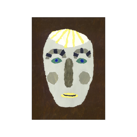 Yellow Hair Portrait — Art print by The Poster Club x Park Pardon from Poster & Frame