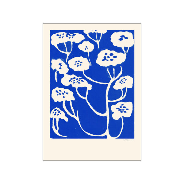 Blue Flower — Art print by The Poster Club x Rosie McGuinness from Poster & Frame