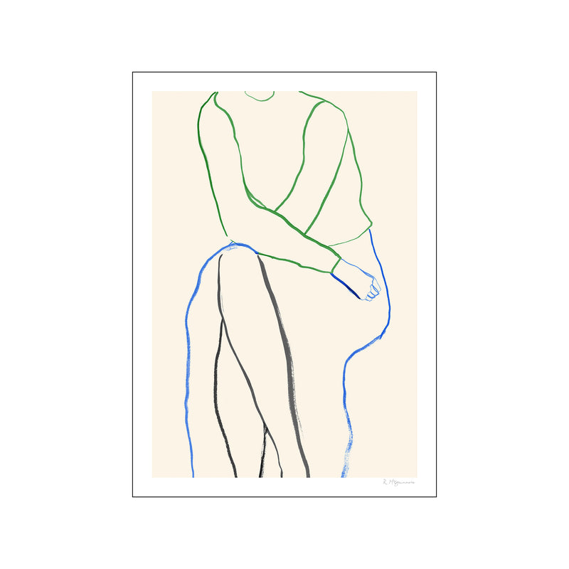 Sitting — Art print by The Poster Club x Rosie McGuinness from Poster & Frame