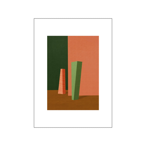 Between Coloumns — Art print by The Poster Club x Teklan from Poster & Frame