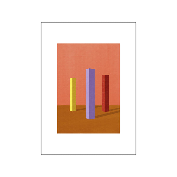 Colour Trio — Art print by The Poster Club x Teklan from Poster & Frame