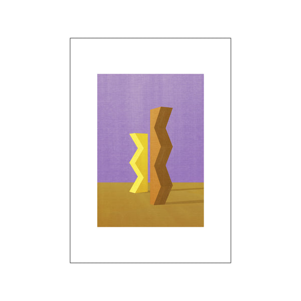 Zig Zag — Art print by The Poster Club x Teklan from Poster & Frame