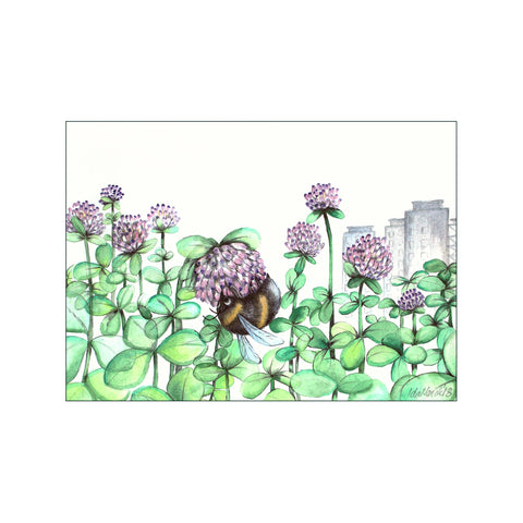 The Humble Bumble Bee — Art print by Ida Noack from Poster & Frame