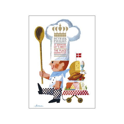 The Danish Chef - Version 13 — Art print by Ib Antoni from Poster & Frame