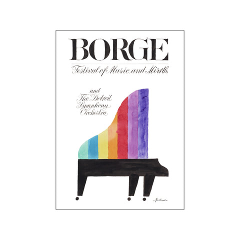 The Rainbow Piano - Version 2 — Art print by Ib Antoni from Poster & Frame