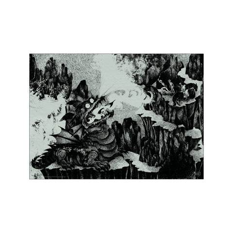 The Dragon - The Borthers Lionheart — Art print by Astrid Lindgren from Poster & Frame
