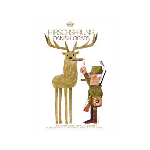 The Hunter & The Stag - Version 3 — Art print by Ib Antoni from Poster & Frame
