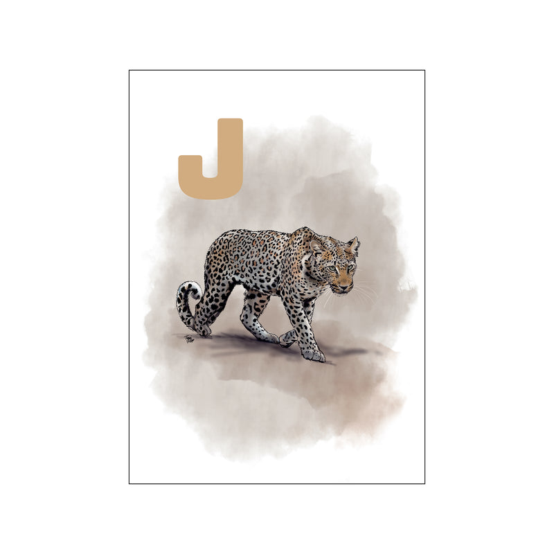 J Grey Jaguar — Art print by Tinasting from Poster & Frame