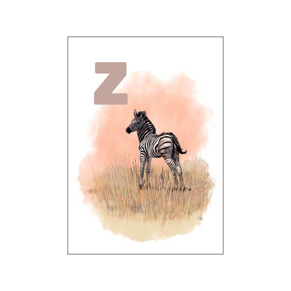 Z Sand Zebra — Art print by Tinasting from Poster & Frame