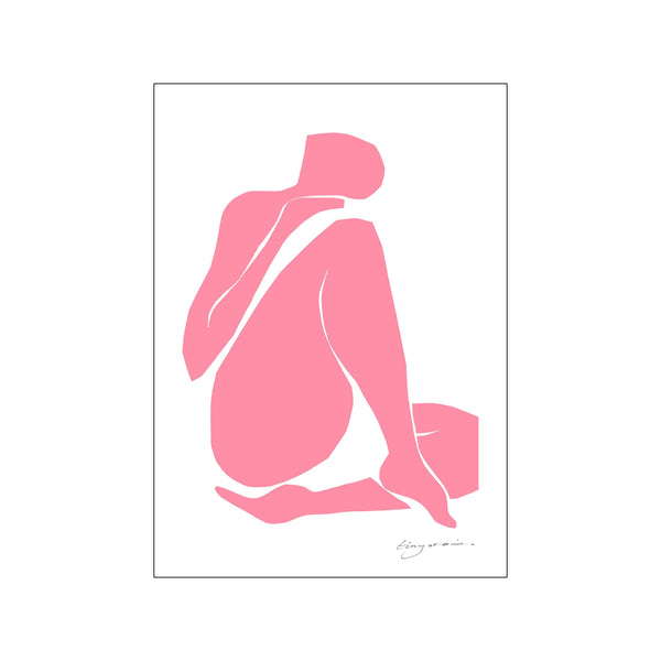 Mauve Intimacy — Art print by The Poster Club x Tiny Stories from Poster & Frame