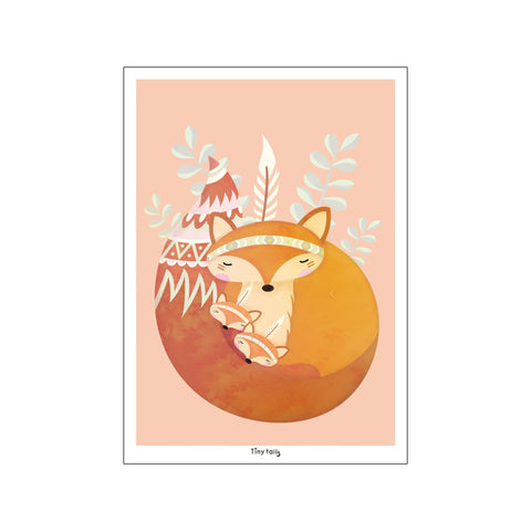 Indianer plakat - Rævemor — Art print by Tiny Tails from Poster & Frame