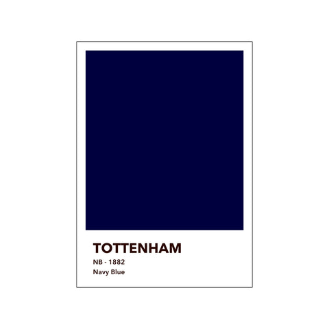 TOTTENHAM - NAVY BLUE — Art print by Olé Olé from Poster & Frame