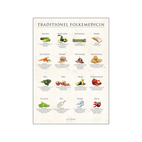 Traditionel Folkemedicin, sten — Art print by Simon Holst from Poster & Frame