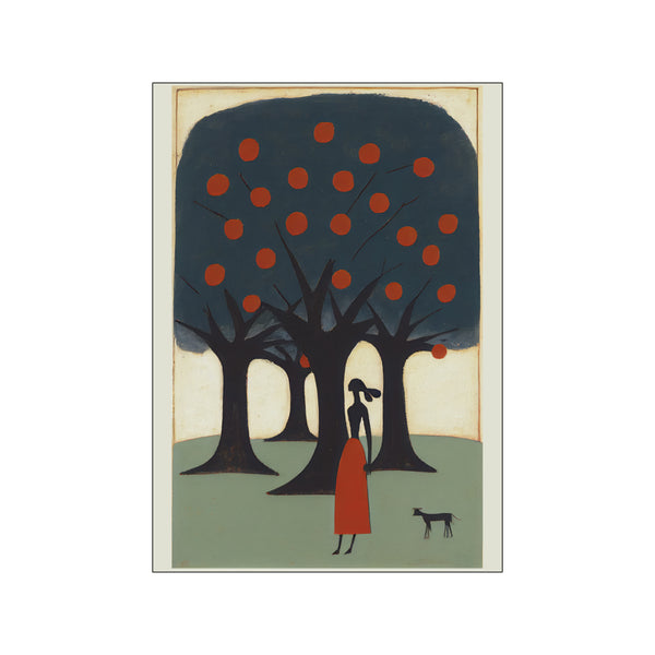 The Woman And The Apple Tree — Art print by Treechild from Poster & Frame