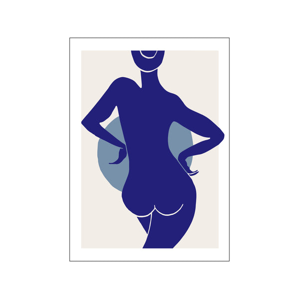 Femme Bleu — Art print by Treechild from Poster & Frame
