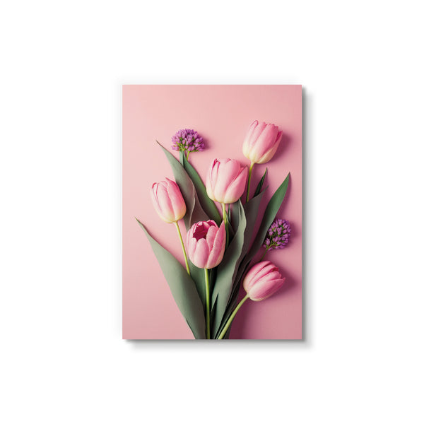 Pink Tulips - Art Card