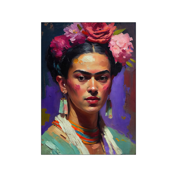 Portrait Of Frida — Art print by Treechild from Poster & Frame