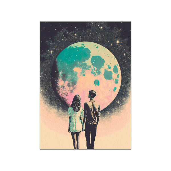 To The Moon And Back — Art print by Treechild from Poster & Frame