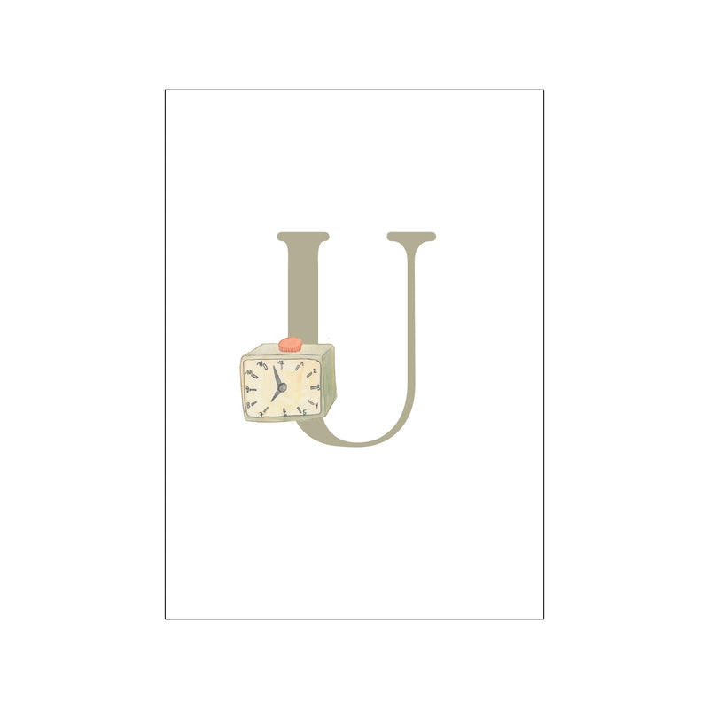 U-Uhr — Art print by Tiny Goods from Poster & Frame