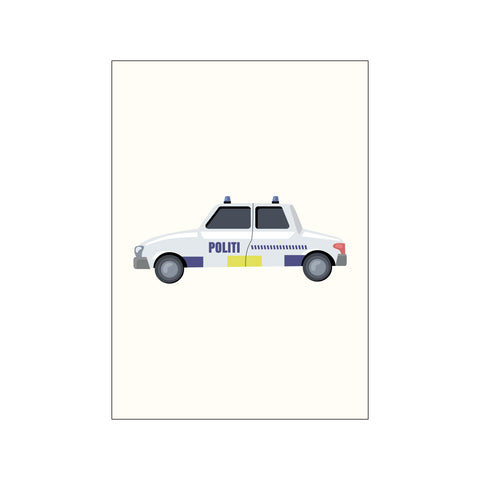 Udrykningsbiler plakatsæt – Børneplakat 2/3 — Art print by Citatplakat from Poster & Frame