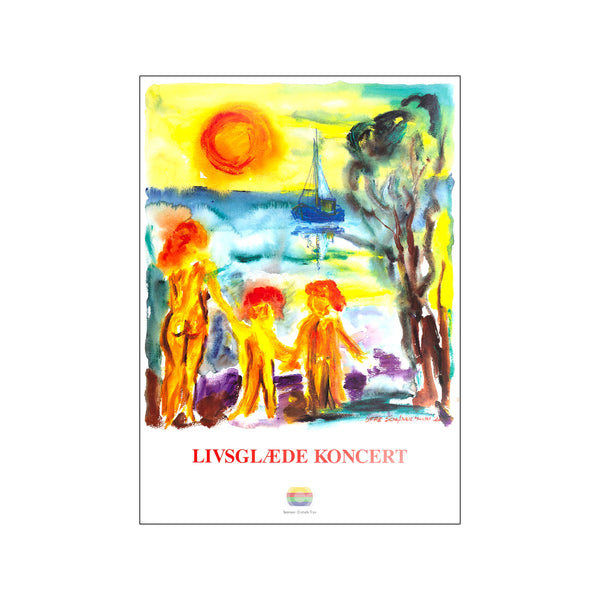 Livsglæde Koncert — Art print by Uffe Schønnemann from Poster & Frame