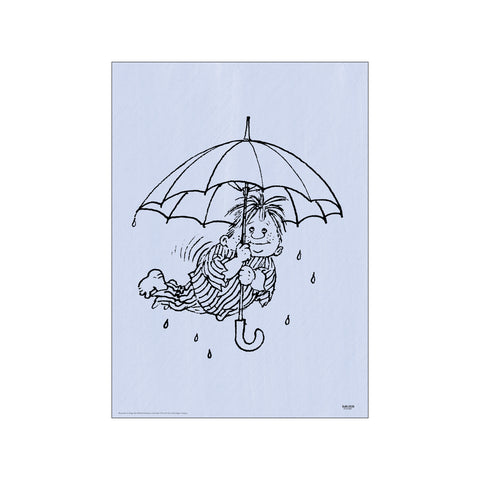 Umbrella - Karlsson on the Roof — Art print by Astrid Lindgren from Poster & Frame