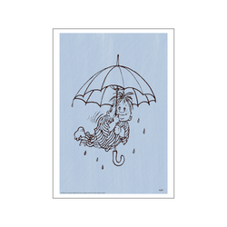 Umbrella - Karlsson on the Roof — Art print by Astrid Lindgren from Poster & Frame