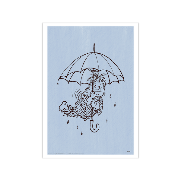 Umbrella - Karlsson on the Roof — Art print by Astrid Lindgren from Poster & Frame