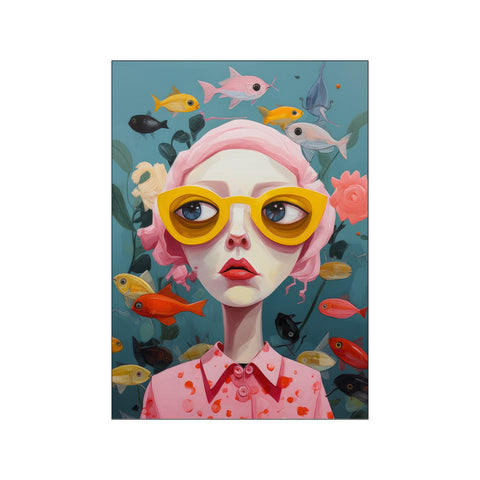 Under Water Lady — Art print by Atelier Imaginare from Poster & Frame