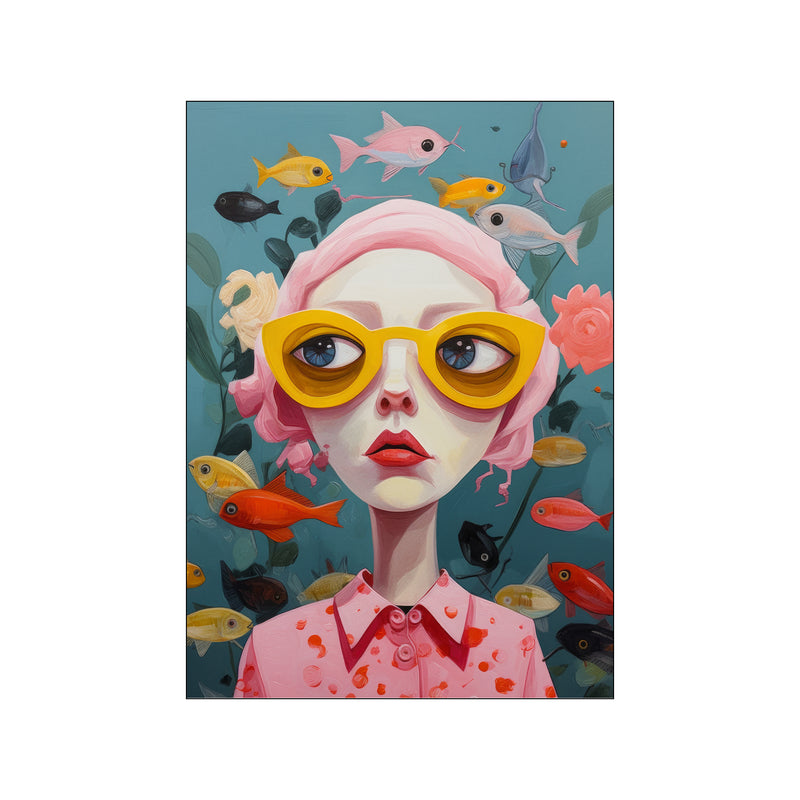 Under Water Lady — Art print by Atelier Imaginare from Poster & Frame