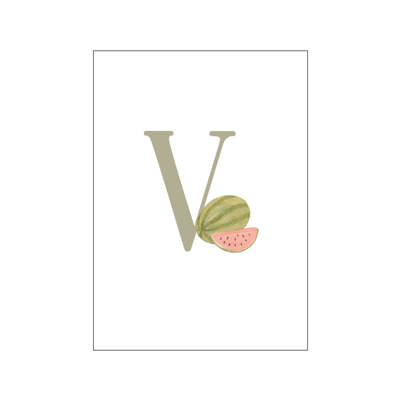 V-Vandmelon — Art print by Tiny Goods from Poster & Frame