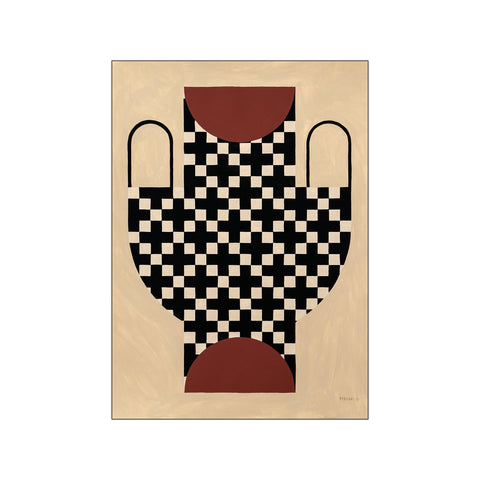 Vase With Cross Pattern — Art print by The Poster Club x Studio Paradissi from Poster & Frame