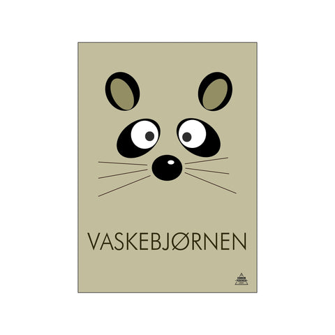 Vaskebjørnen — Art print by Kamman & Pedersen from Poster & Frame