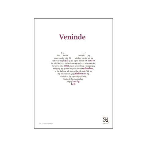 Veninde — Art print by Songshape from Poster & Frame