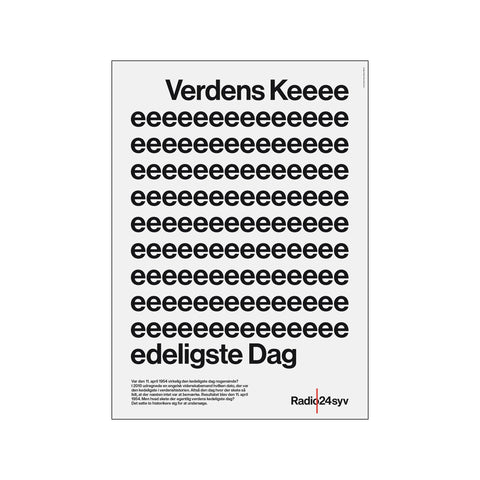 Verdens Kedeligste Dag — Art print by Tobias Røder SHOP from Poster & Frame