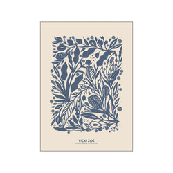 Blue Garden — Art print by VICKI ZOÉ from Poster & Frame
