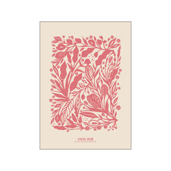 Salmon Rose Garden — Art print by VICKI ZOÉ from Poster & Frame