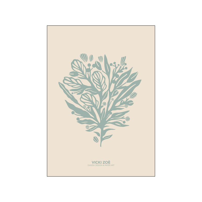 Soft Green Spring Florals — Art print by VICKI ZOÉ from Poster & Frame