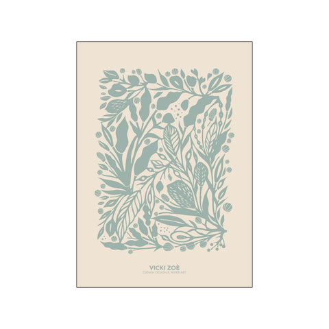 Soft Green Garden — Art print by VICKI ZOÉ from Poster & Frame