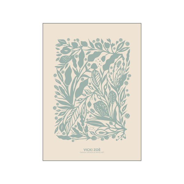 Soft Green Garden — Art print by VICKI ZOÉ from Poster & Frame